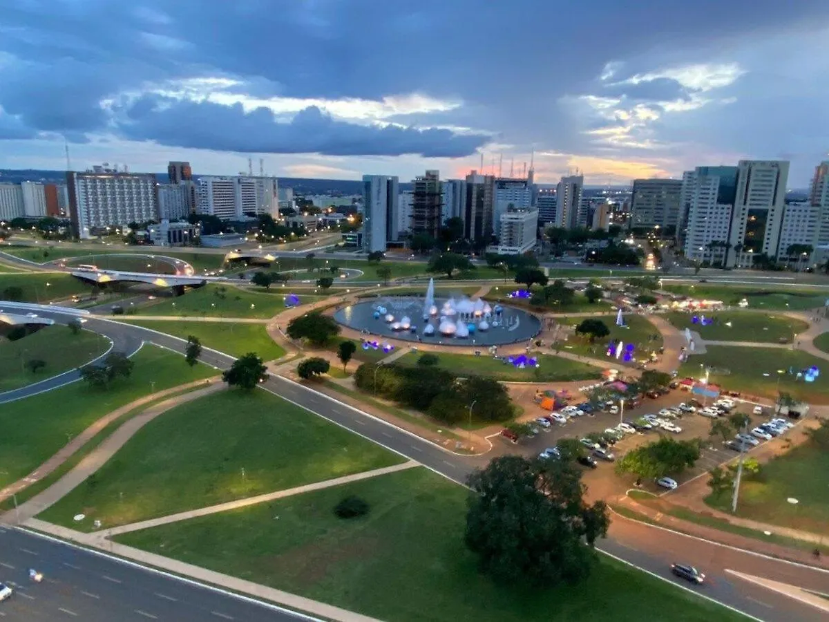 Flat Encantador No 7º Com Vista Pra Torre De Tv Brasilia
